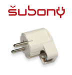 ㄱ자 접지 플러그